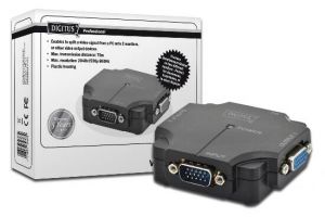 Distributore segnale video VGA/SVGA Splitter 2 OUT 350 Mhz