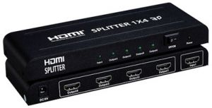 Video Splitter HDMI 3D con 4 porte out