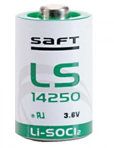 Batteria Litio SAFT LS14250 3.6 Volt serie 1/2 AA 1.2 A