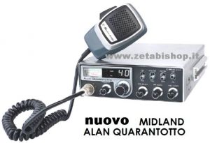 Alan 48 Ricetrasmittente Midland quarantotto 40 CH AM-FM