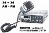 Alan 68S Ricetrasmittente Midland Sessantotto 34 Ch AM-FM