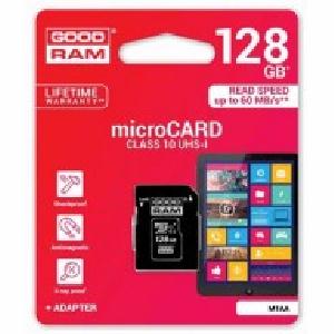128 GB Memory Card MICRO SDHC CLASS10+adatt.
