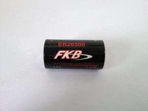 Batteria Litio ER26500 3.6 Volt serie C con terminali 1/2 Torcia 9A