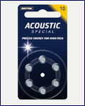 V10 pila Zinco/Aria app.acustici (conf 6pz) panasonic
