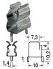 Portafusibile C.S. verticale  6x30  in clip  20 A  220 volt